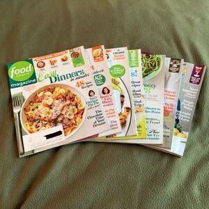 Lot of 7 Food Network magazines. January to November 2022